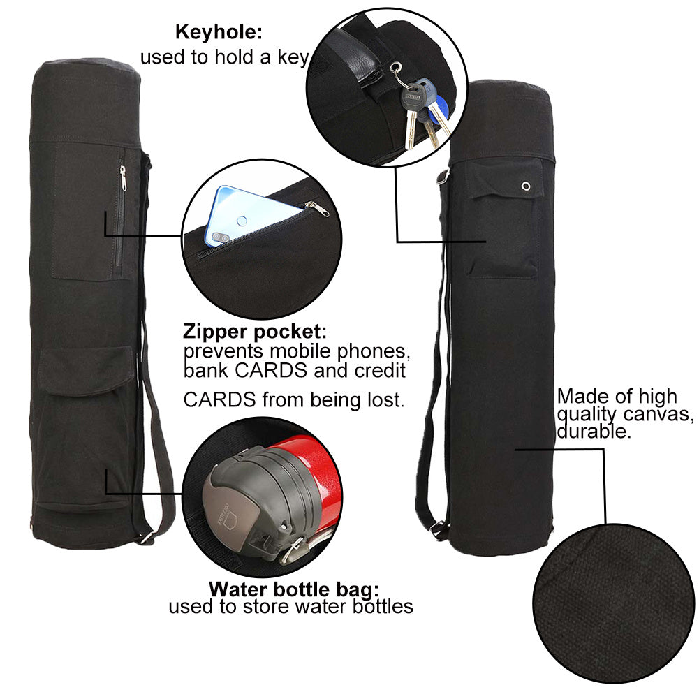 Portable Yoga Mat Backpack Waterproof Fitness Storage Bag
