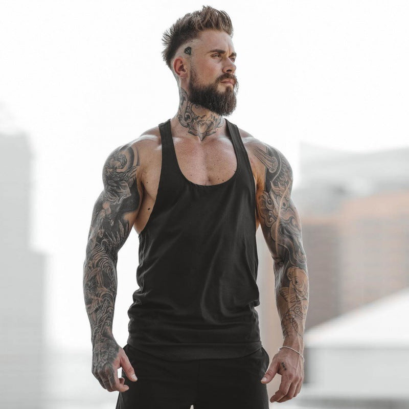 Gym Clothes Sleeveless Tops And Halters