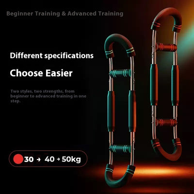 U-Shaped Arm & Chest Strength Trainer  Adjustable Home Gym Equipment