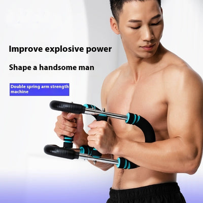 U-Shaped Arm & Chest Strength Trainer  Adjustable Home Gym Equipment