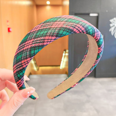 Retro College Style Sponge Headband Women