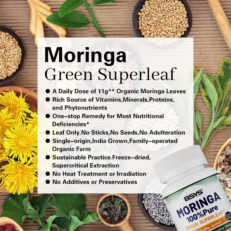 BSYS Moringa Capsules Antioxidant & Immune Support