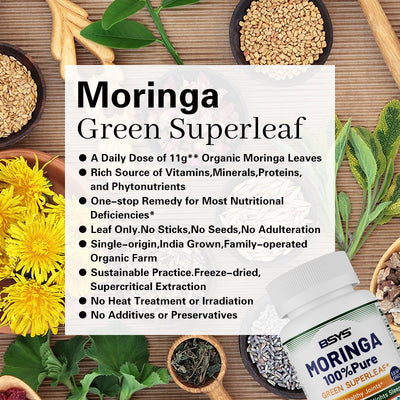 BSYS Moringa Capsules Antioxidant & Immune Support