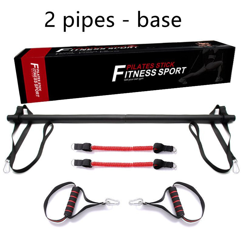 Pilates Bar Kit with Resistance Bands Portable Home Workout Set